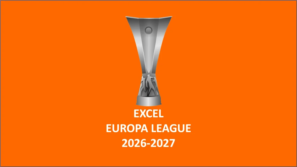Excel Europa League 26 27